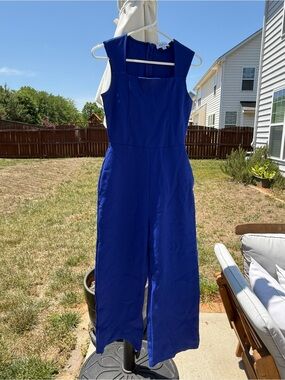 Gilli Cobalt Blue Sleeveless Jumpsuit